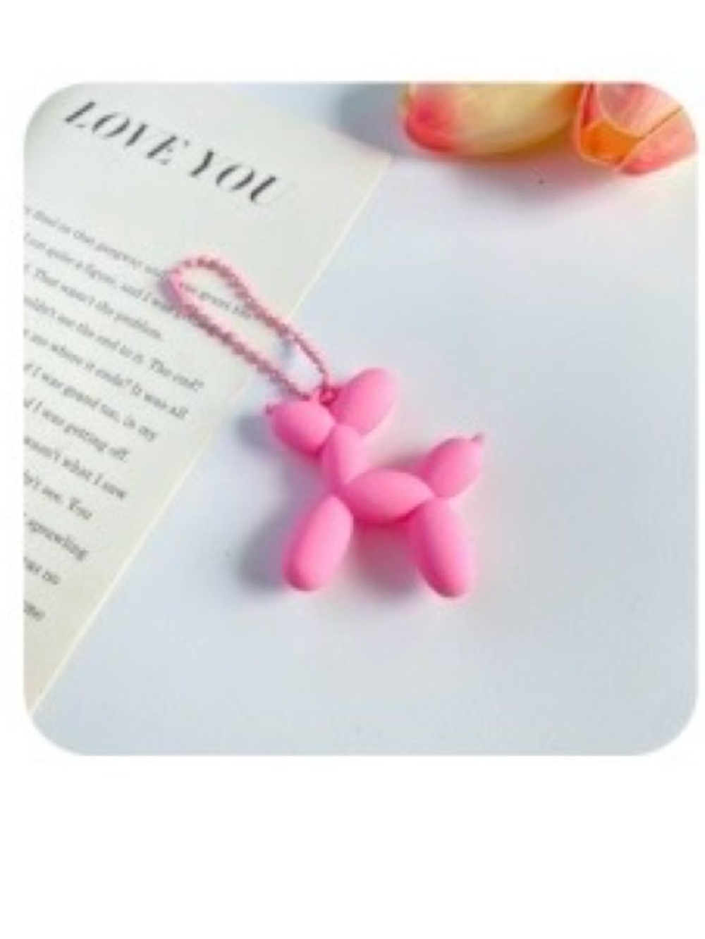 Laser Balloon Dog Bag Charm Set of 3 NIP